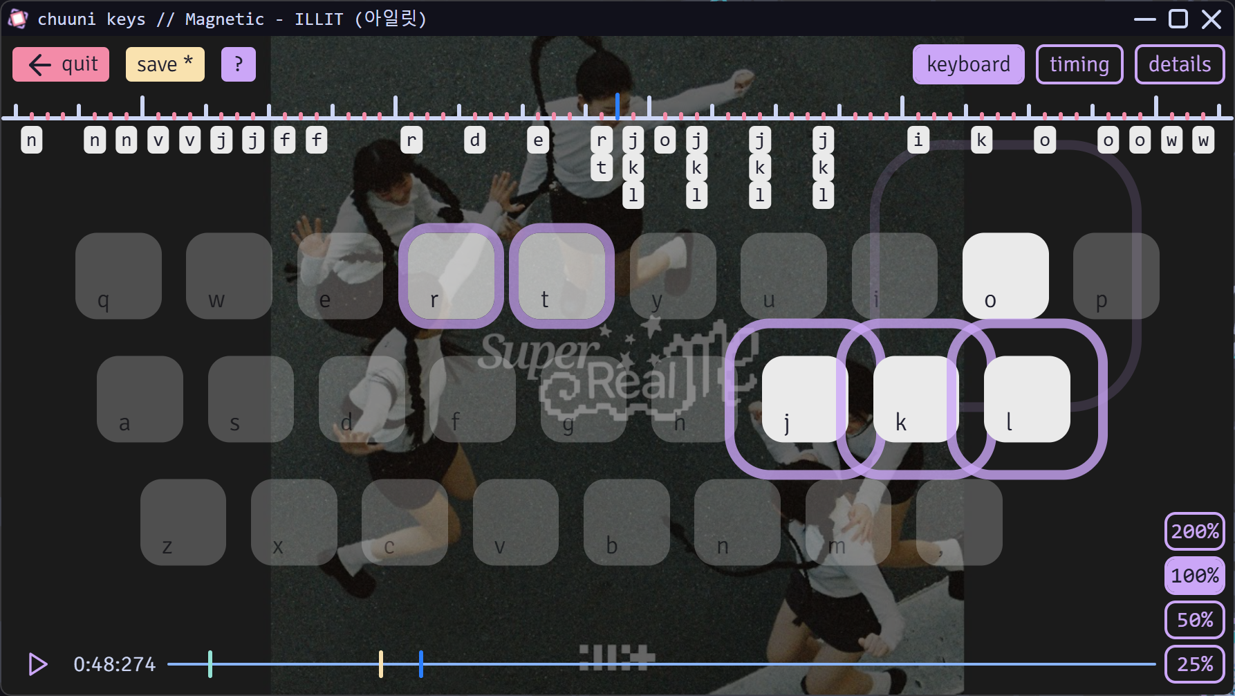 The level editor.